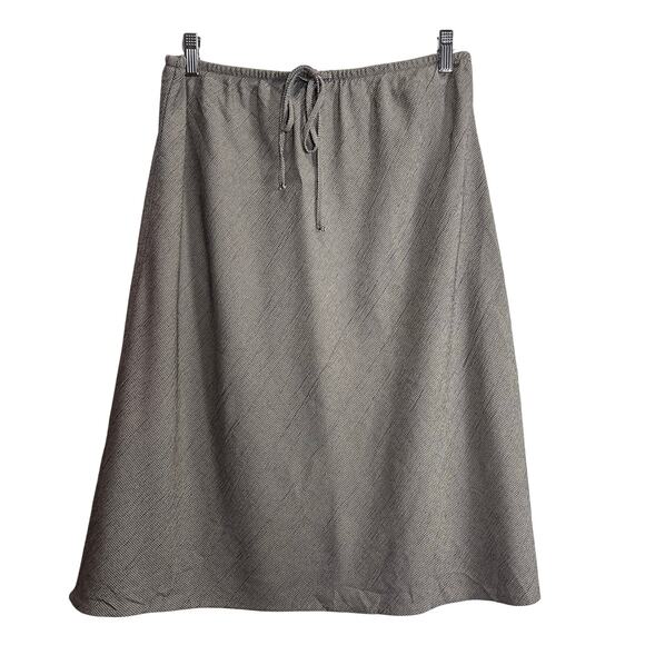 Kathie Lee Collection VTG 2 Piece Skirt Set Buttoned Blouse Size XL houndstooth - Picture 2 of 10